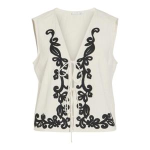 Vila Embroidered Polo Dress